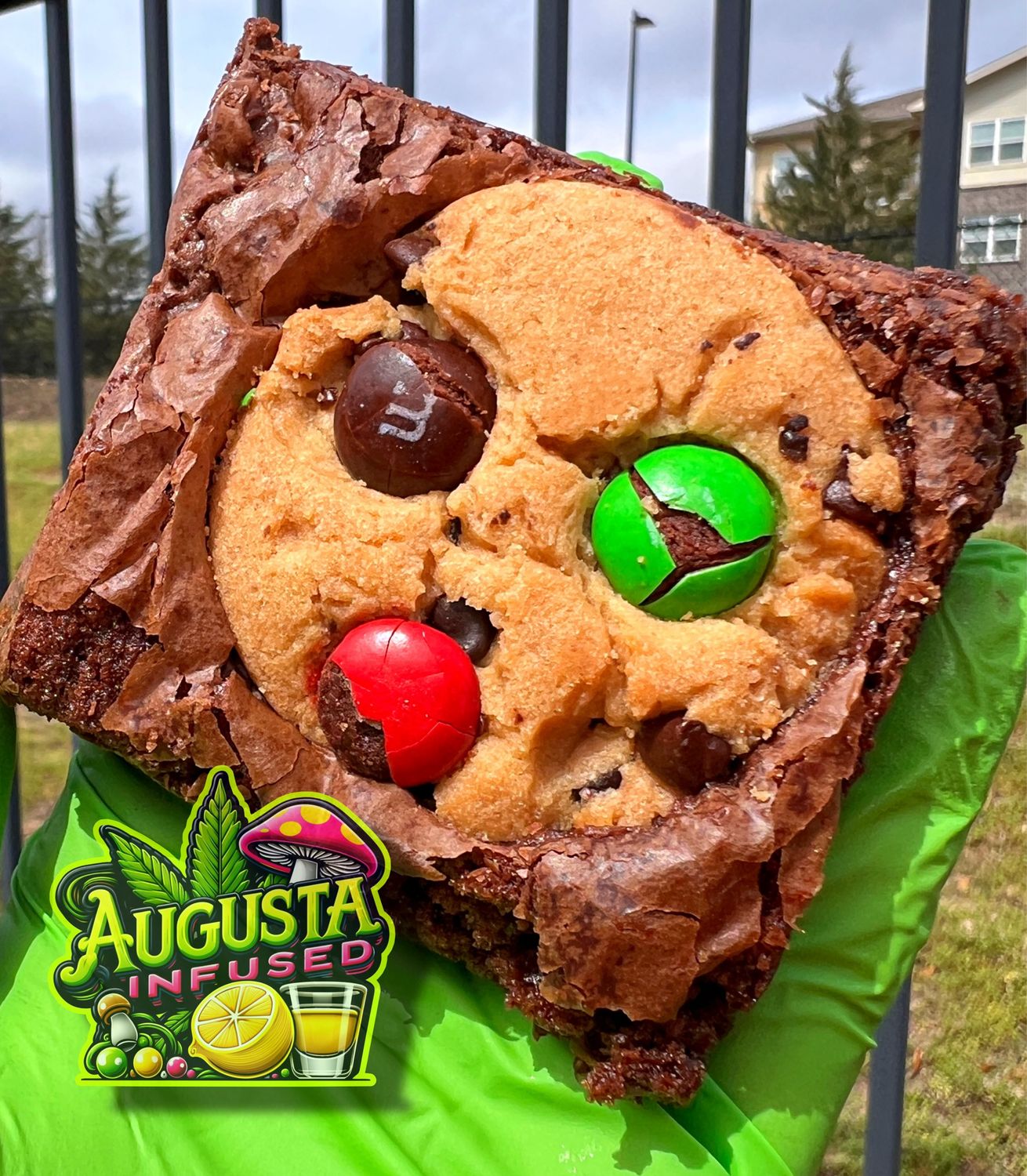 M&amp;M Cookie Brownie