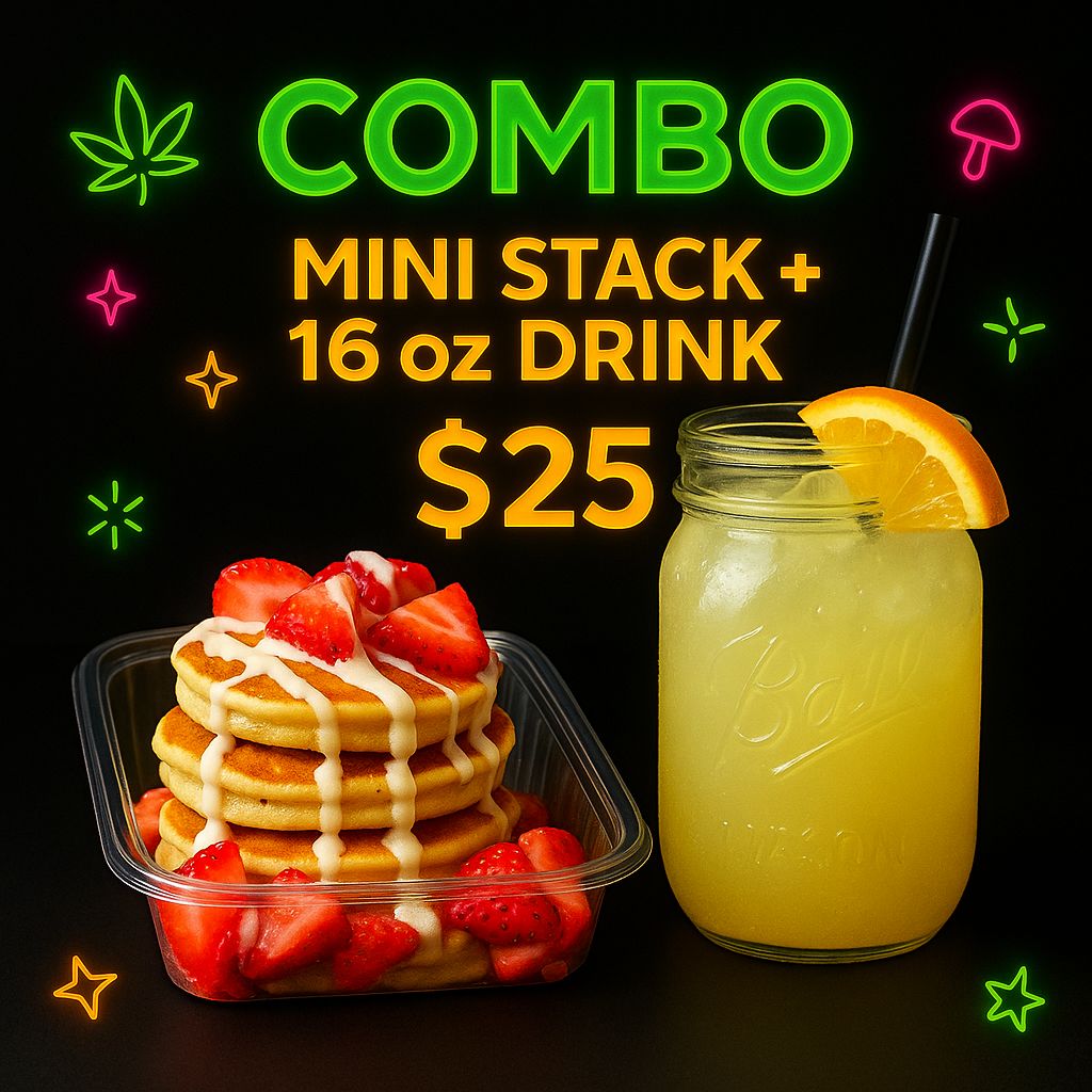 Infused Mini Pancakes And Drink Special
