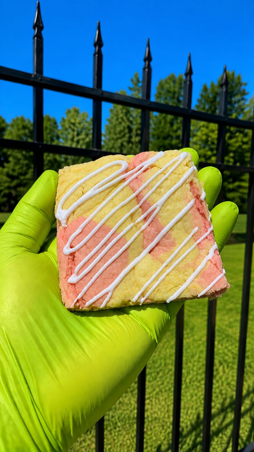 Strawberry Lemonade Brownie