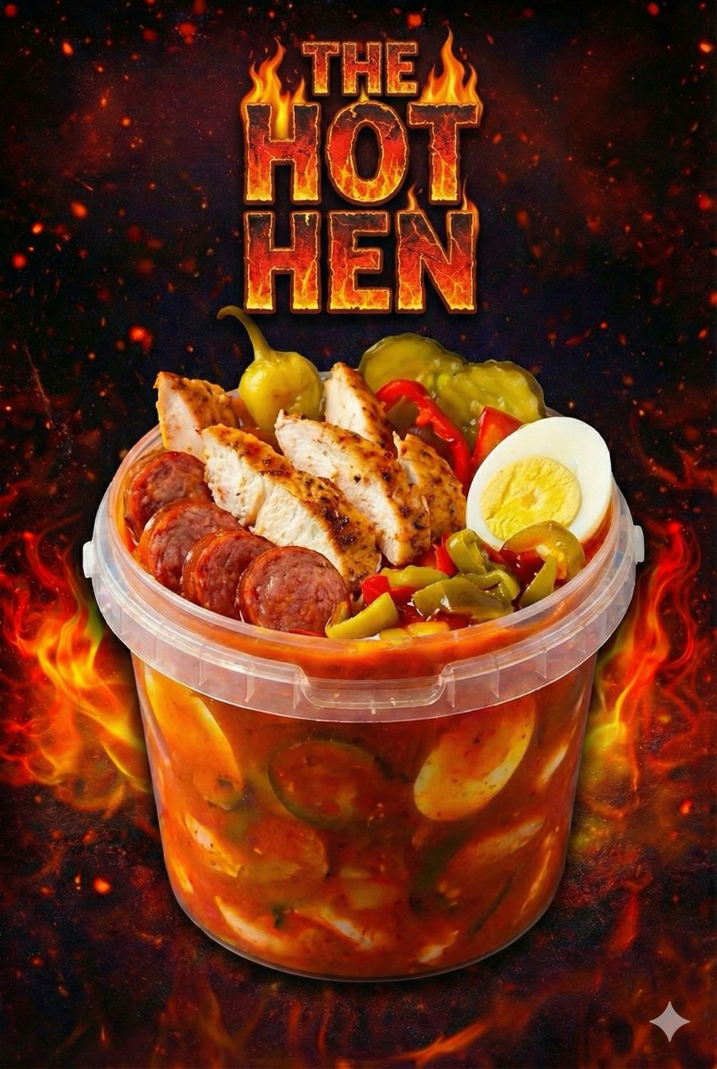 The Hot Hen 16oz Spicy Bowl