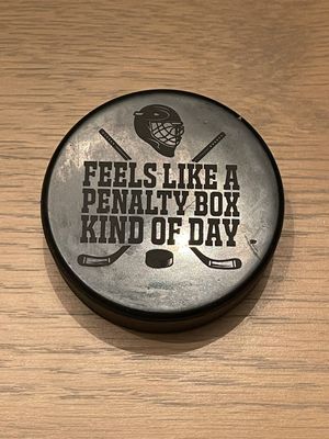 Custom Engraved Hockey Puck