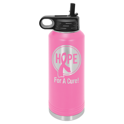 Water Bottle with Built-in Straw