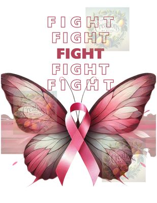 PINK FIGHT-BUTTERFLY