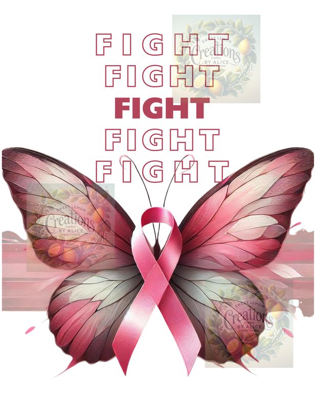 PINK FIGHT-BUTTERFLY