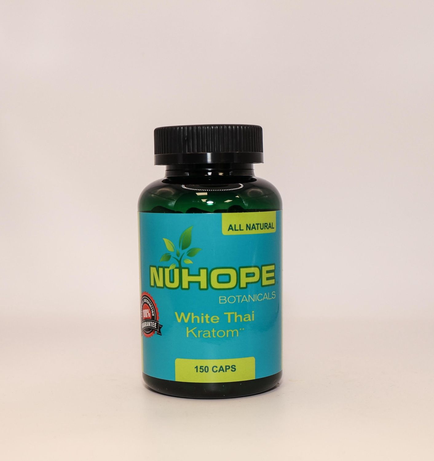 NUHOPE BOTANICALS WHITE THAI KRATOM 150 CAPS ALL NATURALS