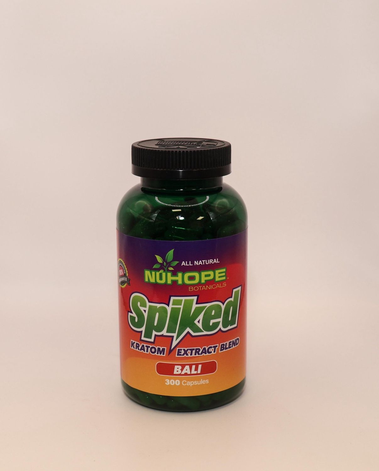 NUHOPE BOTANICALS SPIKED KRATOM EXTRACT BLEND BALI 300 CAPSULES ALL NATURAL