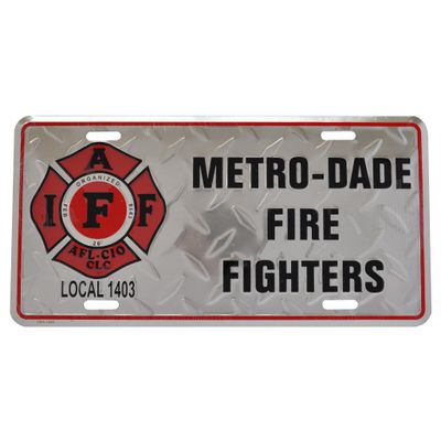 IAFF Local 1403 Plate (Diamond)