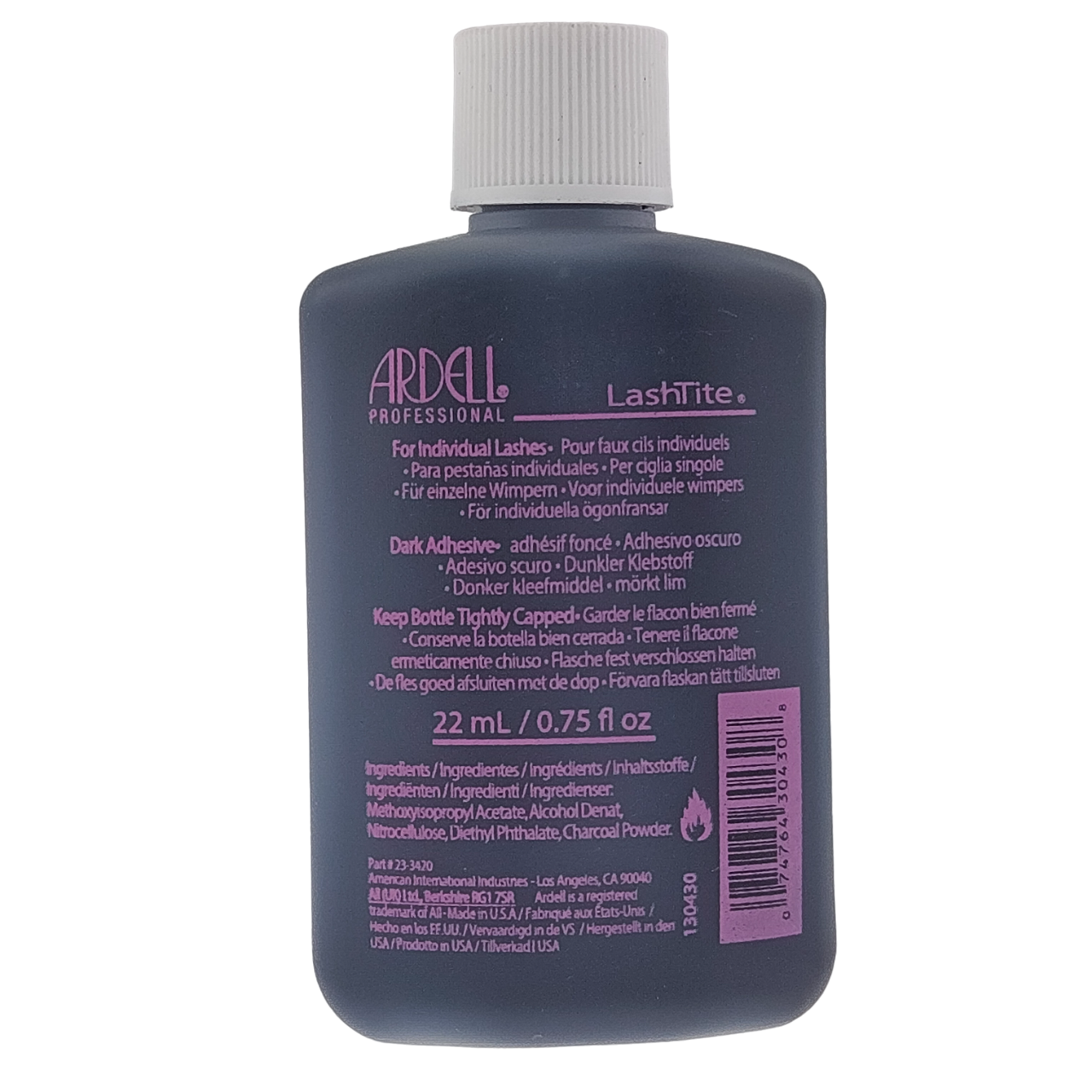 PEGAMENTO PARA PESTAÑAS 1X1 NEGRO 22ML