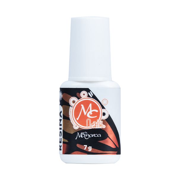 RESINA CON BROCHA MONARCA MC NAILS