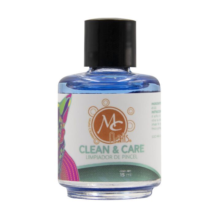 LIMPIADOR DE PINCELES CLEAN &amp; CARE MC NAILS