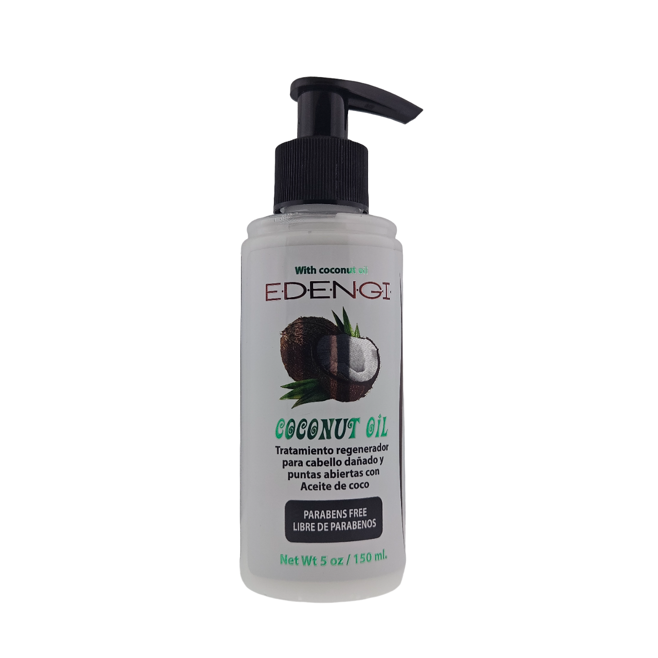 TRATAMIENTO REGENERADOR ACEITE DE COCO EDENGI 150 ML