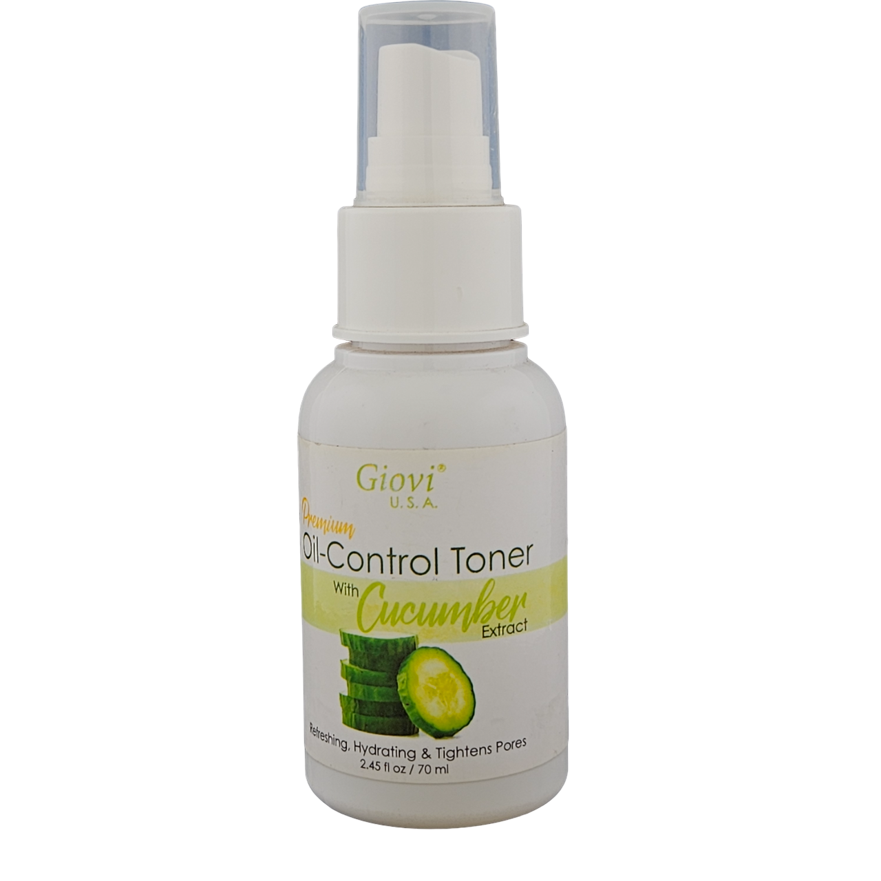 Loción para el Control de la Grasa con Extracto de Pepino Giovi 70 ML