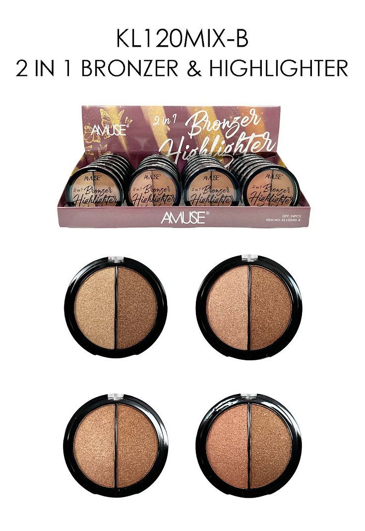 RUBOR Y BRONCEADOR (2 EN 1) AMUSE KL120MIXA