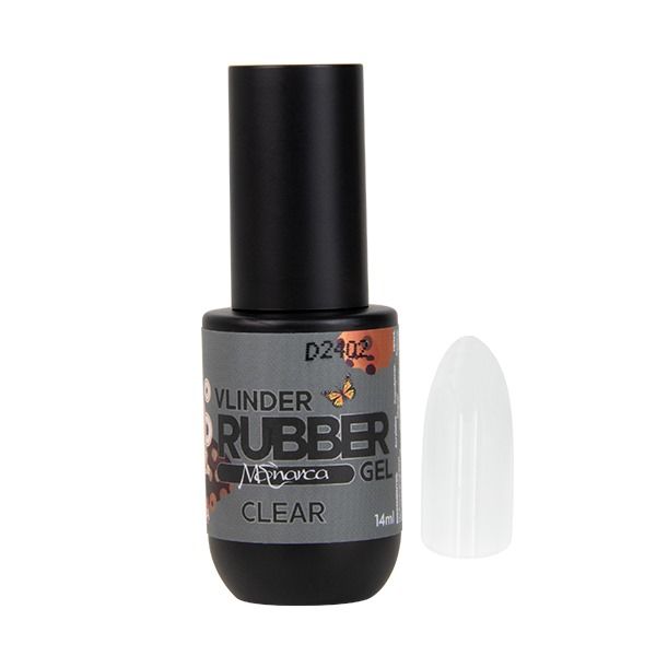 RUBBER GEL MC NAILS MONARCA CLEAR 14ML