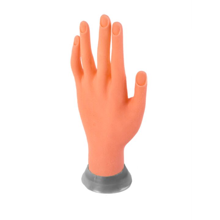 Mano de practica sin uña
