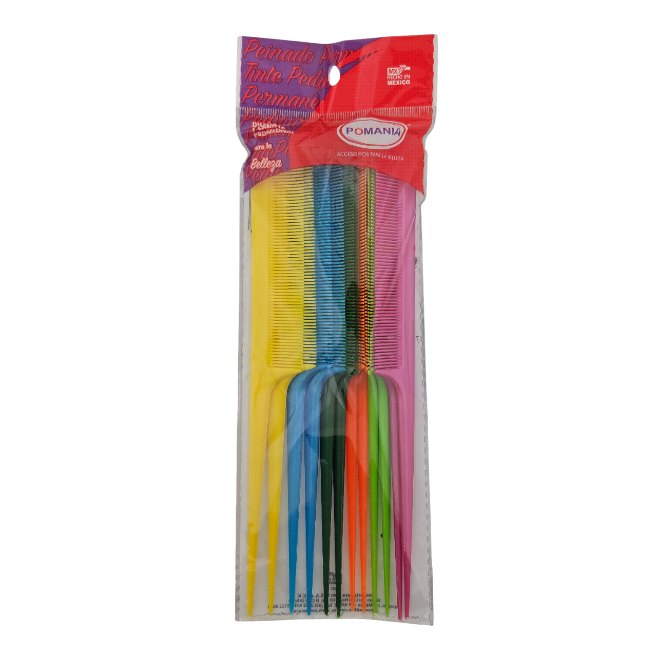 JUEGO DE 12 PZ PEINE COLITA POMANIA
