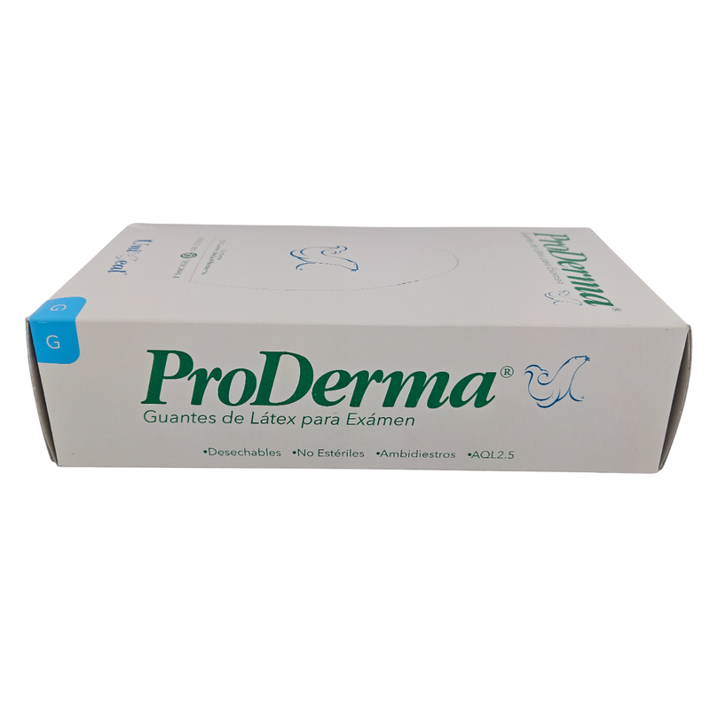CAJA DE GUANTES DE LATEX 50 PARES UNISEAL (BLANCOS)
