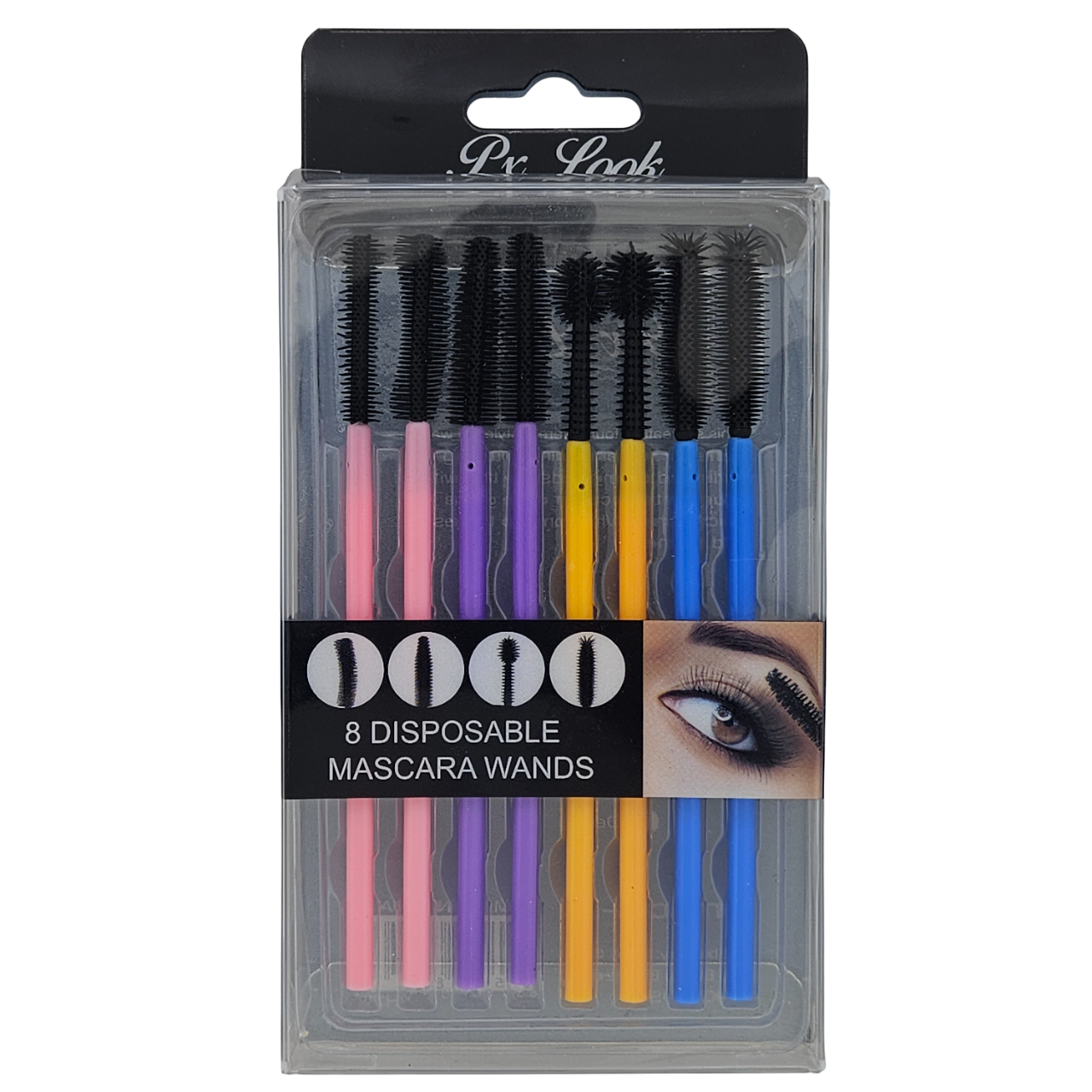 KIT DE CAPILLOS PARA PESTAÑA DESECHABLES 8PZ PXLOOK M-221