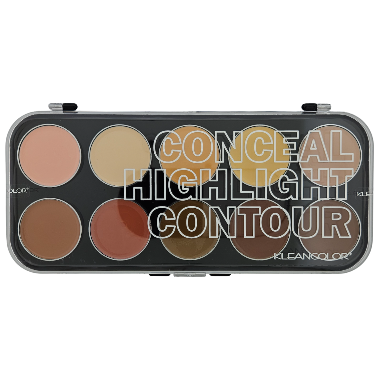PALETA DE CONTORNEADORES KLEANCOLOR CON 10 TONOS CC2121