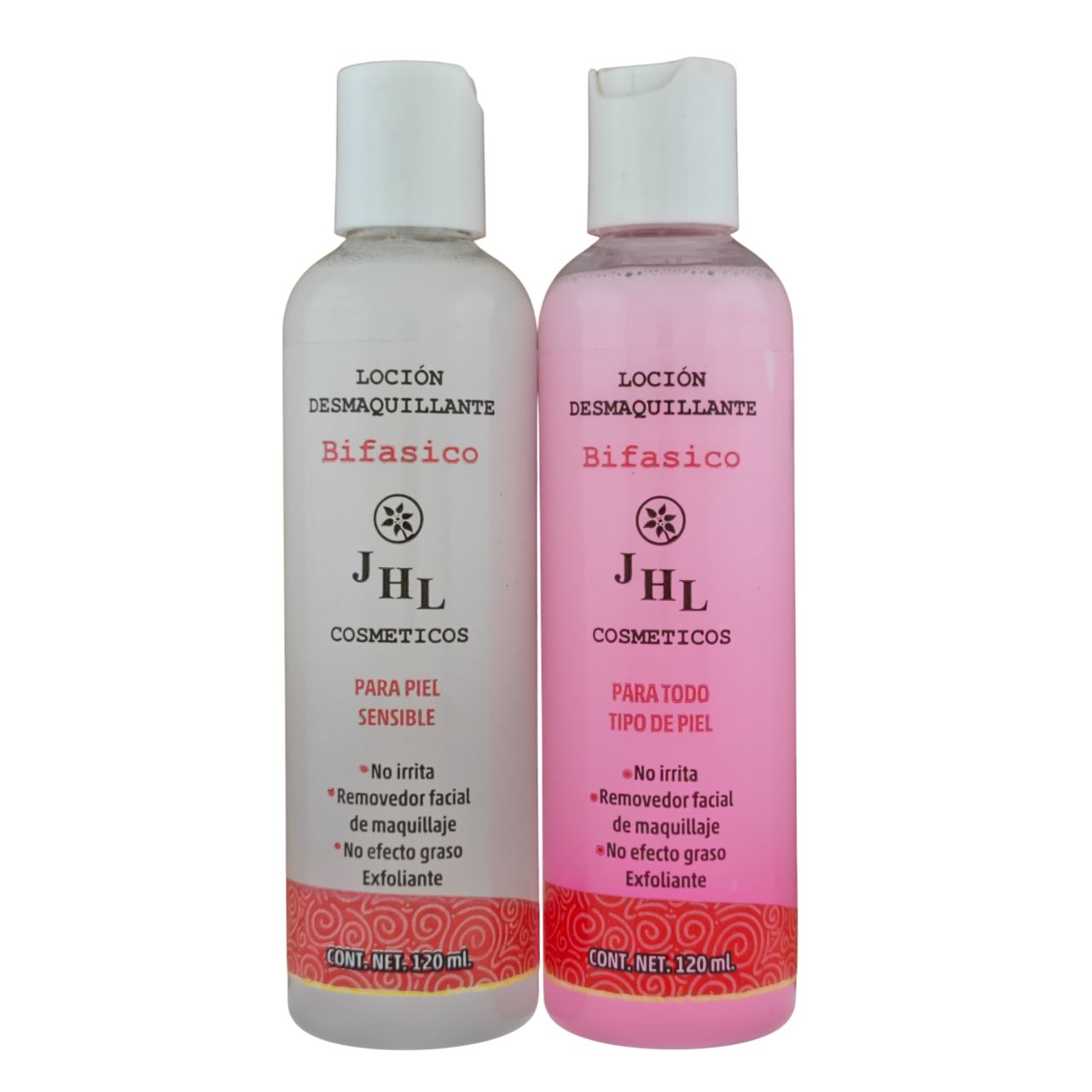 DESMAQUILLANTE BIFASICO JHL COSMETICS 120ML