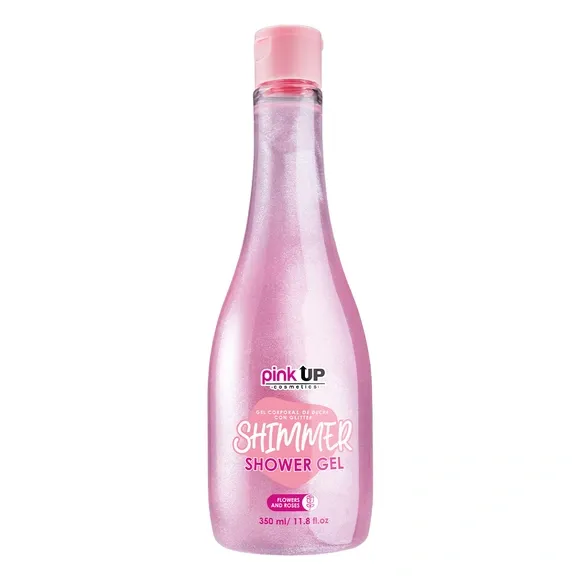 SHIMMER SHOWER GEL GEL CORPORAL DE DUCHA CON GLITTER PINK UP 350ML