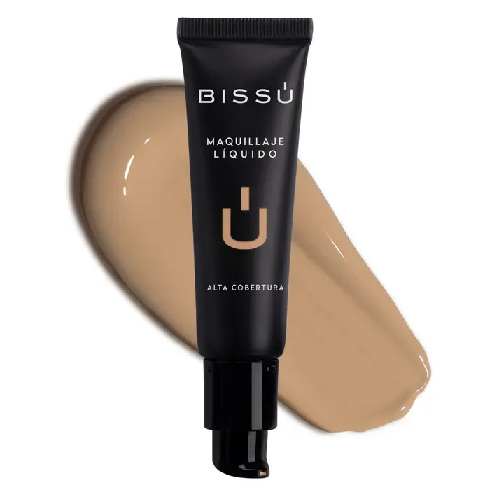 MAQUILLAJE LÍQUIDO ALTA COBERTURA BISSU 26.5G