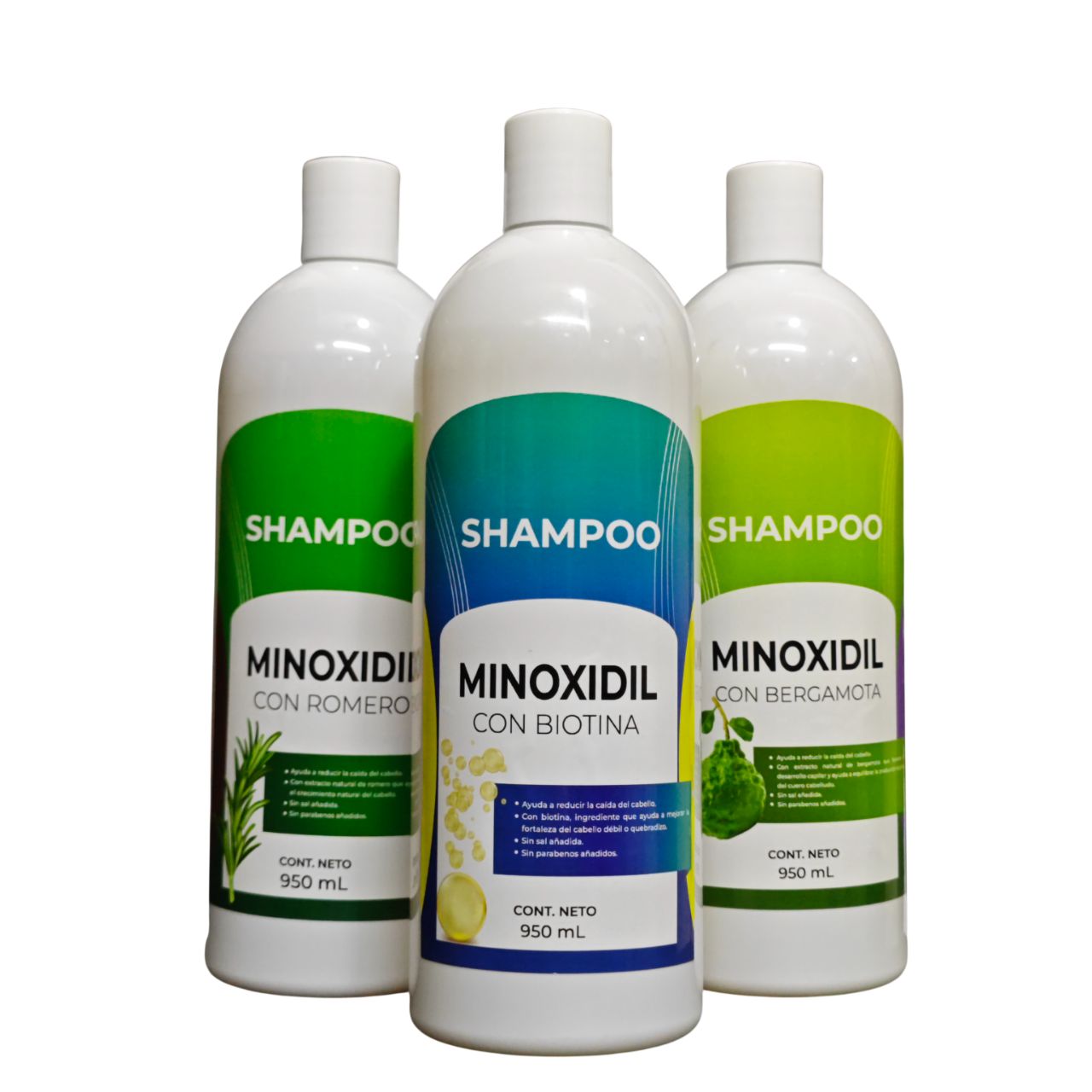 SHAMPOO CON MINOXIDIL 950 ML BIOINTELLIGENTIA