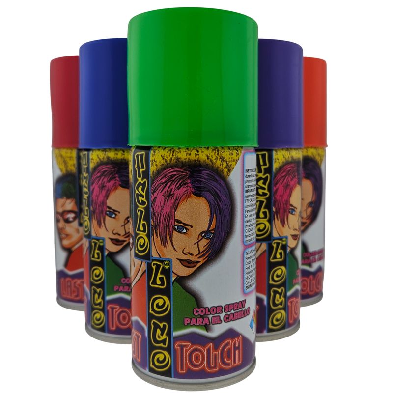 SPRAY DE COLORES PELO LOCO 90 GRS