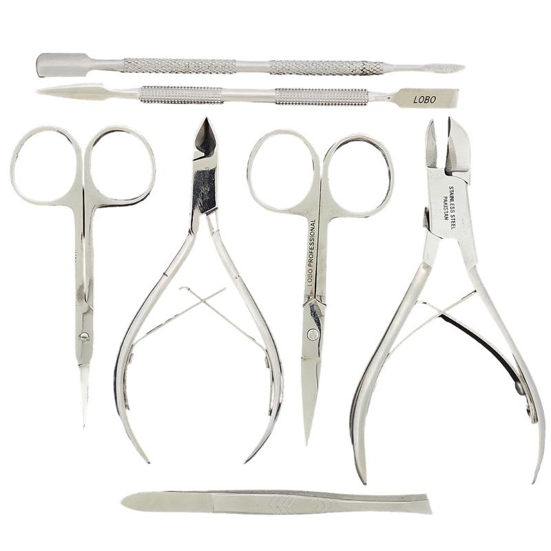 ESTUCHE PEDICURE MANICURE PROFESIONAL LOBO 1148