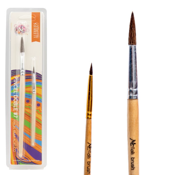 PINCEL DOBLE MC NAILS