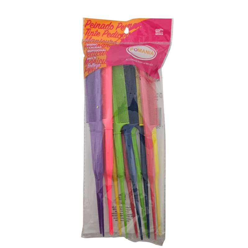 JUEGO DE 12 PZ PEINE ESTILISTA POMANIA