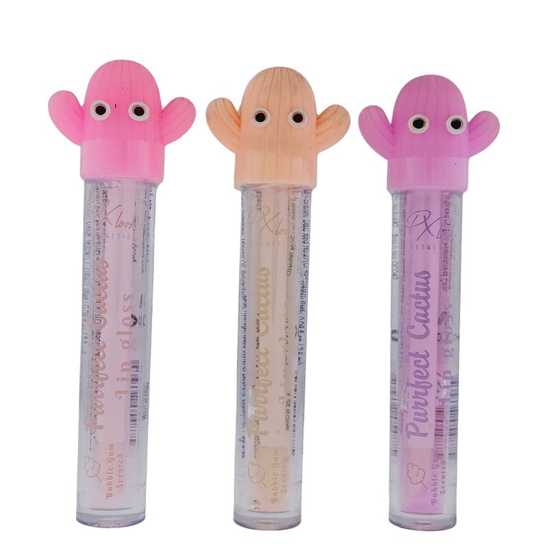 BRILLO LABIAL PXLOOK DISEÑO DE CACTUS S-487
