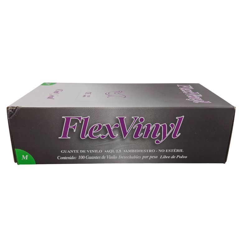 CAJA DE GUANTES DE VINILO 50 PARES UNISEAL (NEGRO)