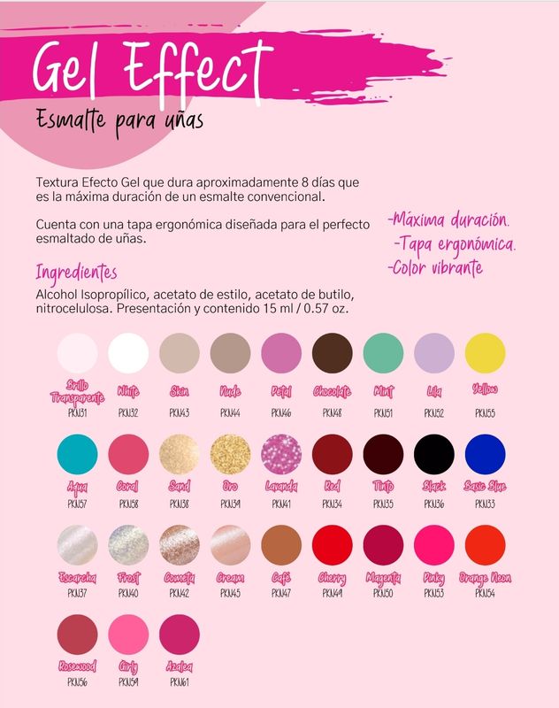 GEL EFFECT ESMALTE PARA Uñas EFECTO GEL