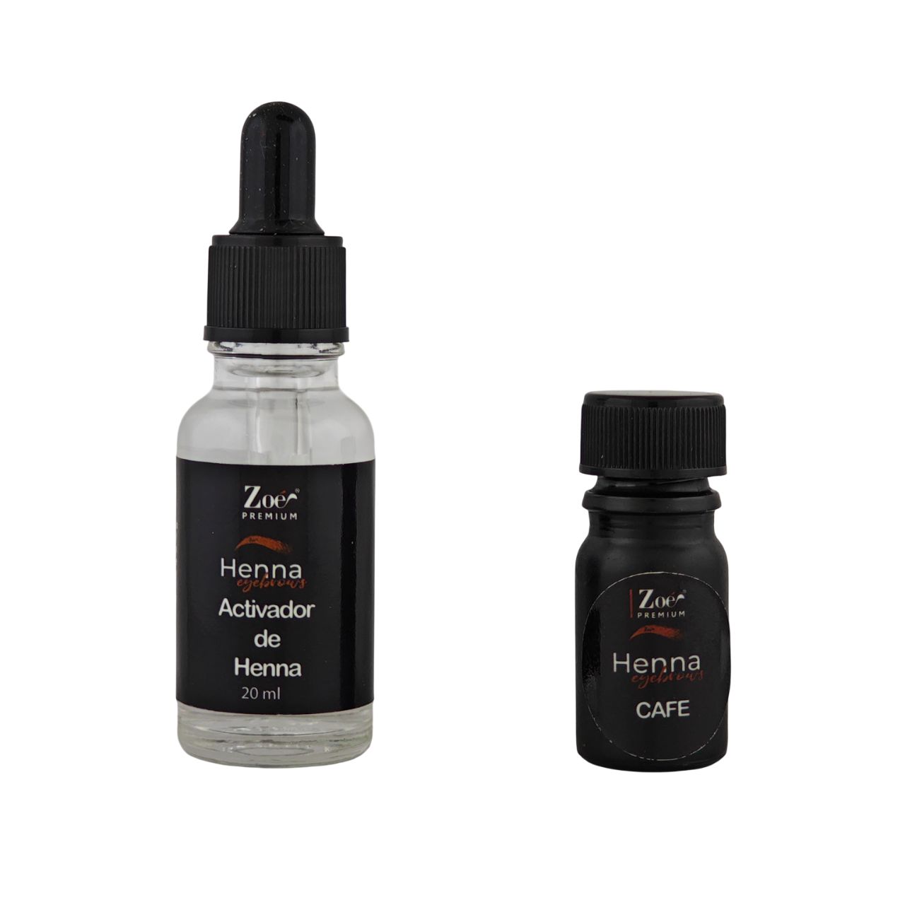 HENNA PARA CEJAS DE ALTA PIGMENTACIÓN ZOE PREMIUM 20 APLICACIONES