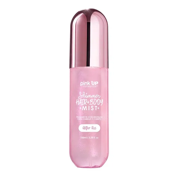 SHIMMER HAIR + BODY MIST FRAGANCIA PARA CABELLO Y CUERPO CON GLITTER PINK UP 100ML