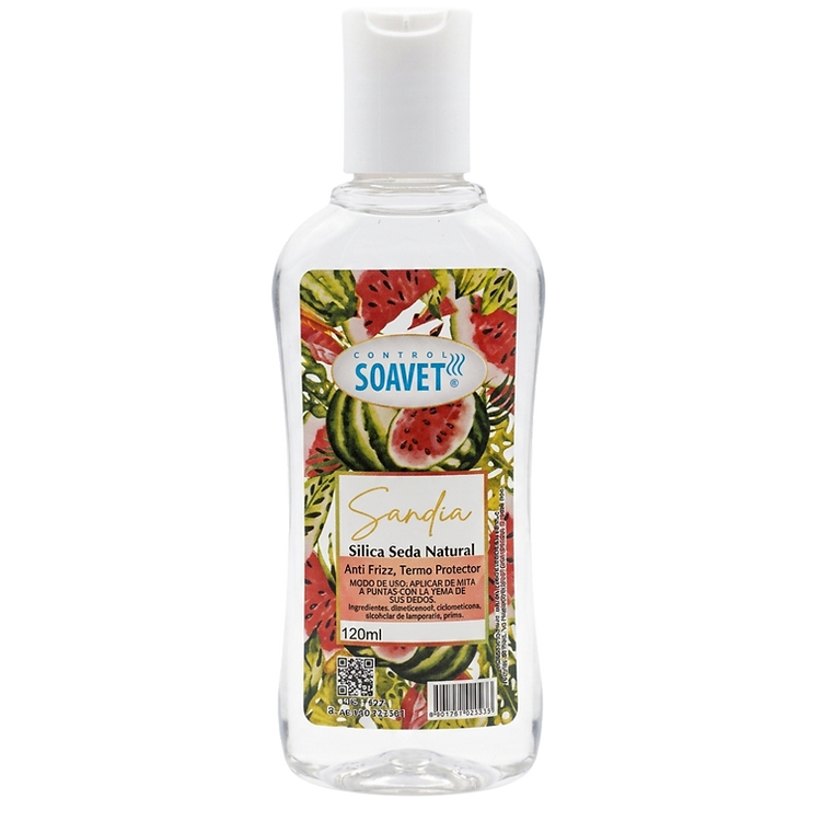 SILICA SEDA NATURAL SOAVET 120ML