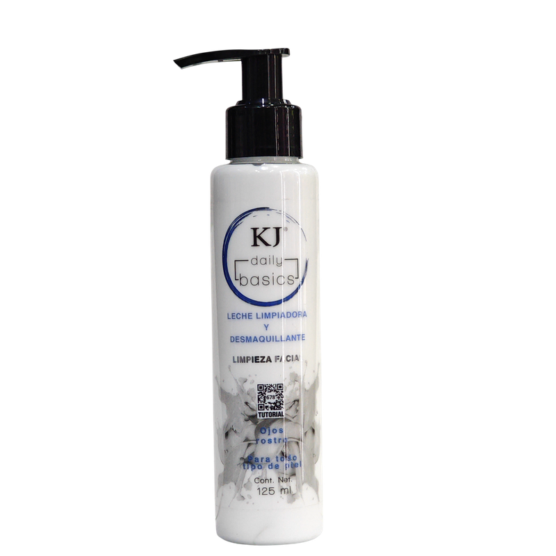 LECHE LIMPIADORA Y DESMAQUILLANTE FACIAL KJ BEAUTY 125 ML