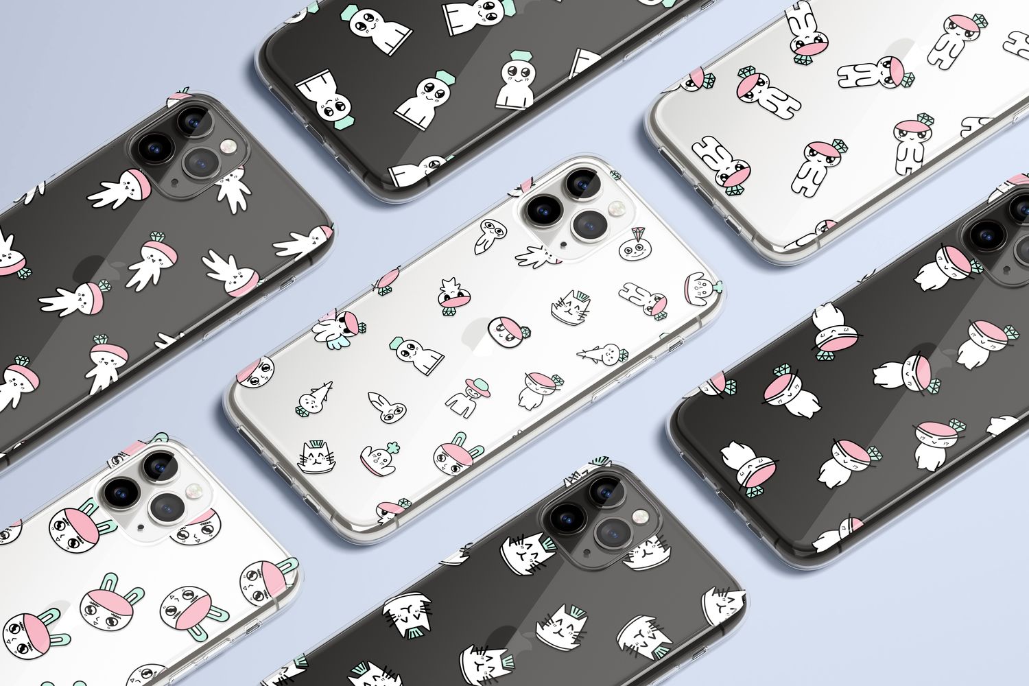 Seventeen SVT Bongbong Family Custom Flexi &amp; Clear Phone Case