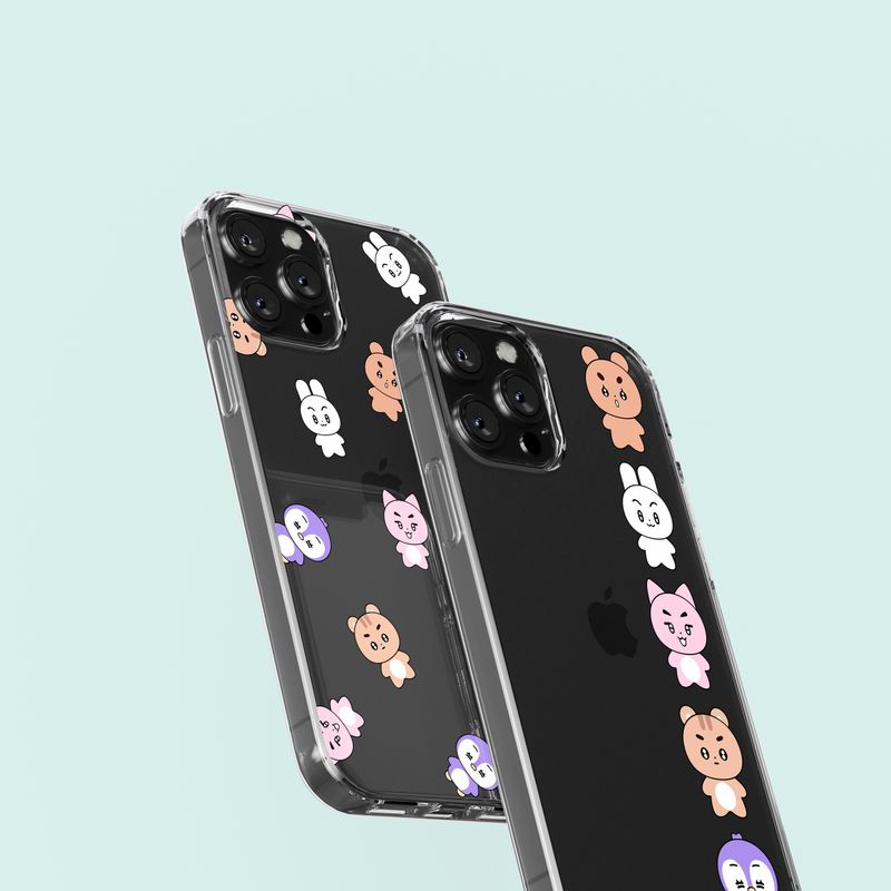 TXT Cute Plushies Custom Flexi &amp; Clear Phone Case
