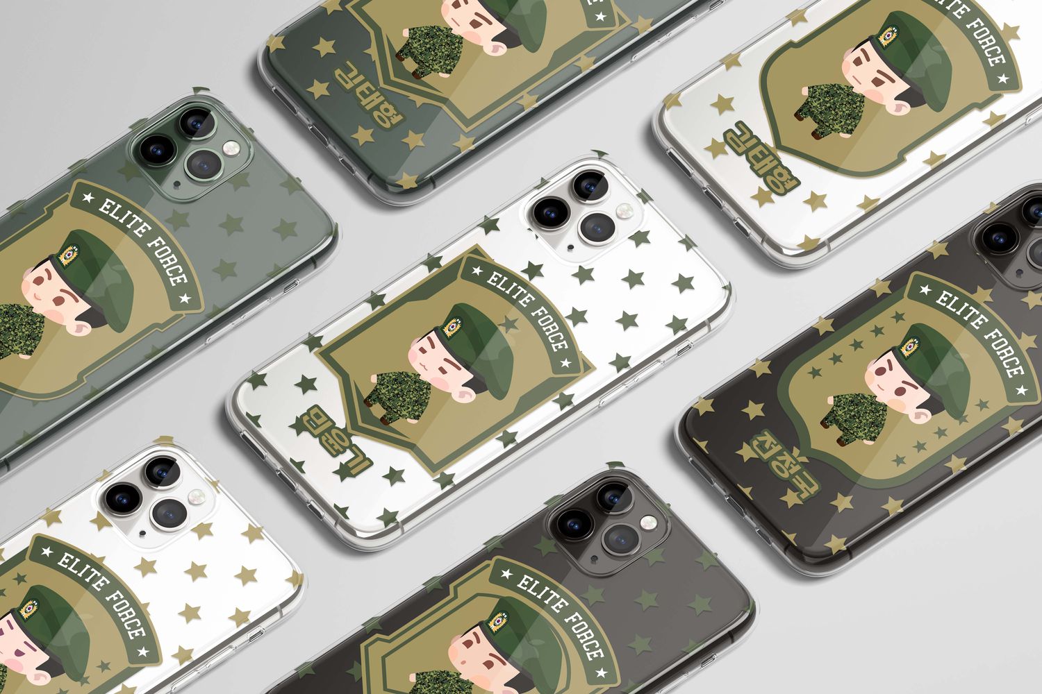 BTS In The Seom Military Custom Flexi &amp; Clear Phone Case