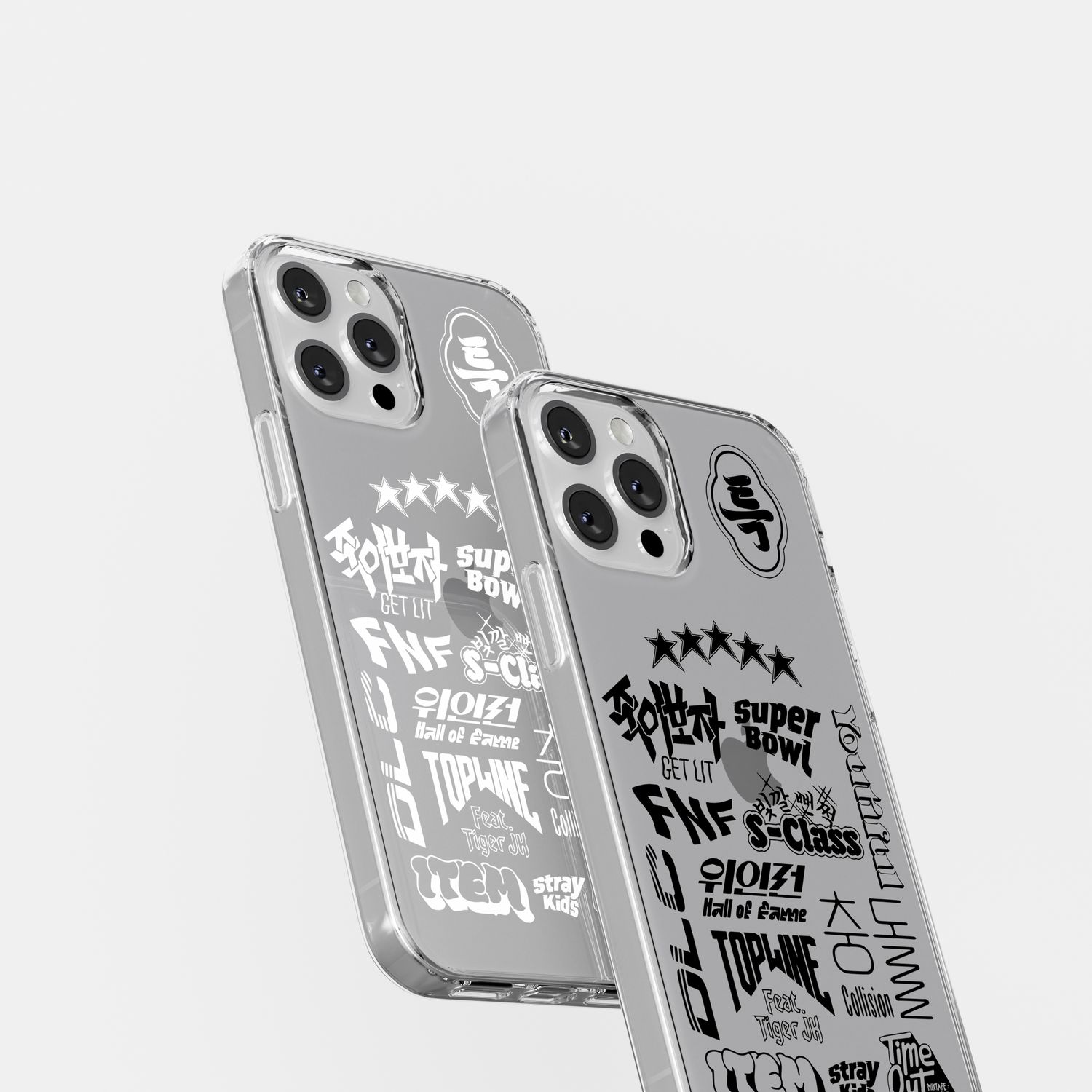 Stray Kids SKZ 5-Star Song List Custom Flexi &amp; Clear Phone Case
