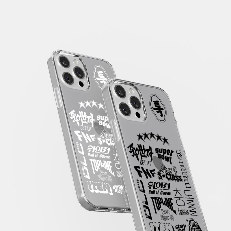 Stray Kids SKZ 5-Star Song List Custom Flexi &amp; Clear Phone Case