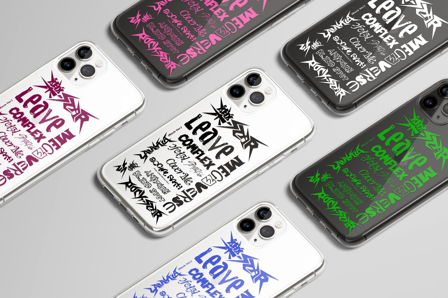 Stray Kids SKZ Rockstar Song List Custom Flexi &amp; Clear Phone Case