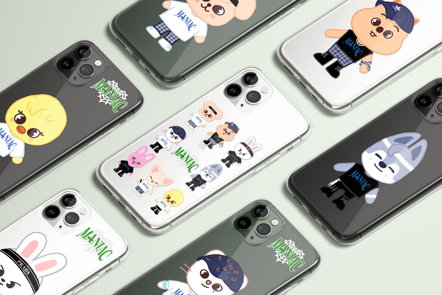 Stray Kids SKZ Skzoo Maniac Concert 2 Custom Flexi &amp; Clear Phone Case