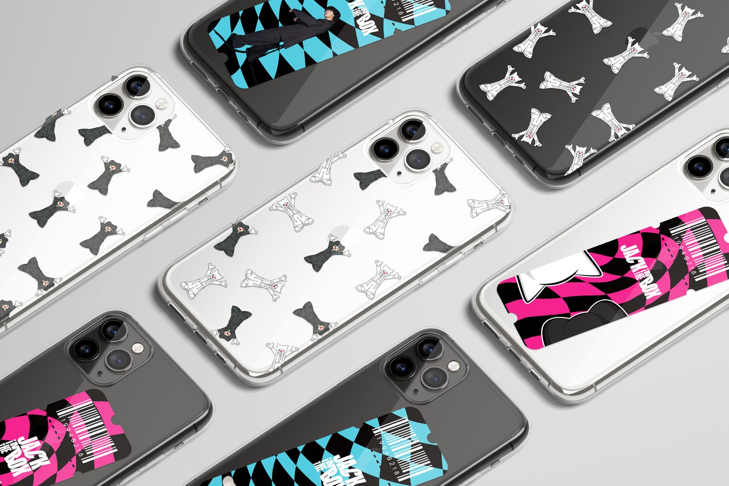 BTS J-Hope Jack In The Box Custom Flexi &amp; Clear Phone Case