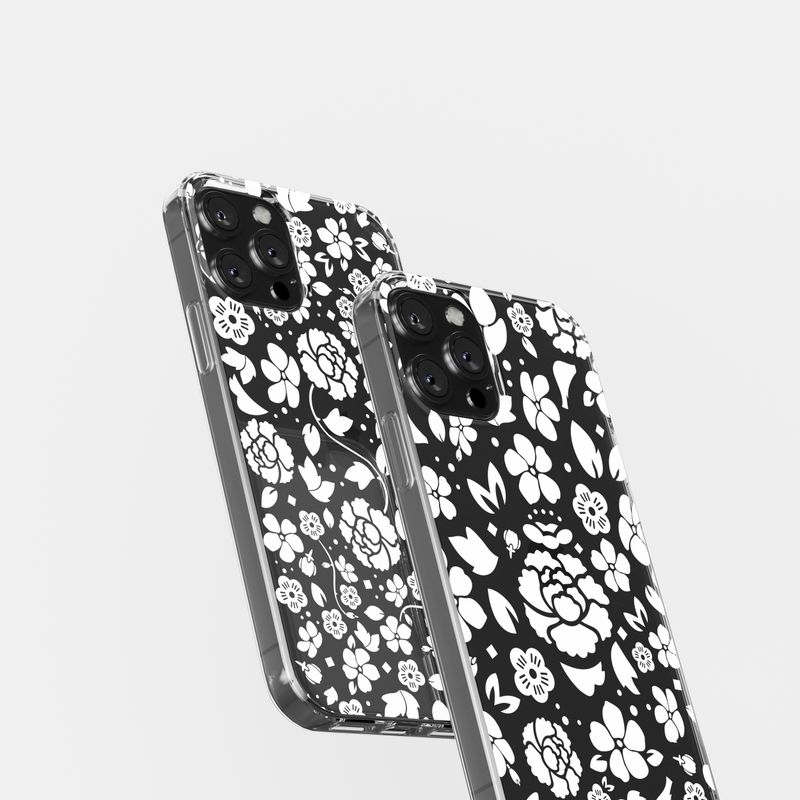 BTS Agust D Lotus Guitar Pick Pattern Custom Flexi &amp; Clear Phone Case