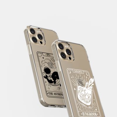 BTS Solo Tarot Card Custom Flexi &amp; Clear Phone Case