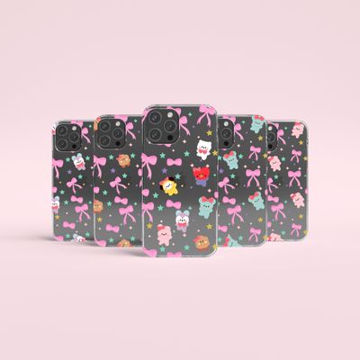 BTS BT21 Cute Coquette Custom Flexi &amp; Clear Phone Case