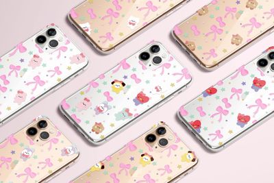 BTS BT21 Cute Coquette Custom Flexi &amp; Clear Phone Case